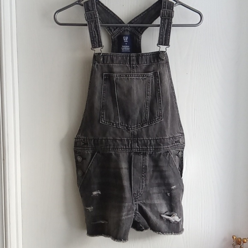⭐️ Host Pick ⭐️Gap Teen | Destructed Demin Shortall Overalls New